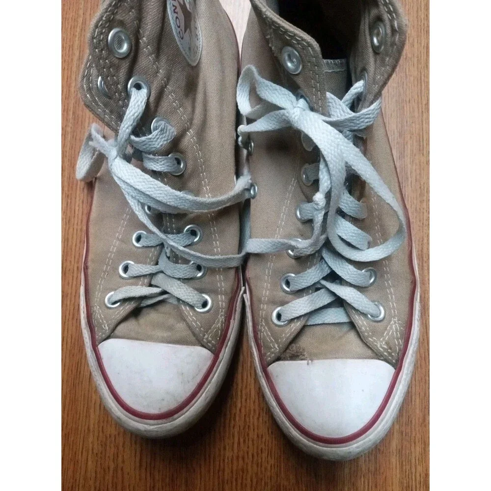 Converse Chuck Taylor All Star Hi  Tan -Size  Men's 6.5Women’s Size 8.5